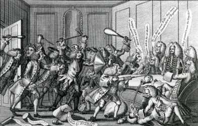 Le siège du château de Warwick, ou la bataille entre les compagnons et les licenciés, 1768