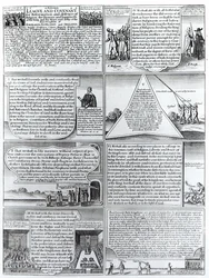 La Ligue solennelle et le Pacte de 1643, gravé par W. Hollar (1607-77)