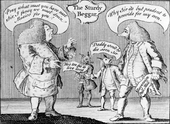 Le Mendiant Robuste, 1758
