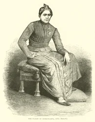 Le Sultan de Djokjokarta, Java, Malais