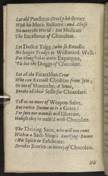 Le Traducteur, à chaque homme individuel...dans la louange due au chocolat divin, page A5v de 