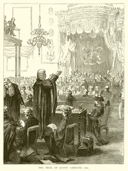 Le procès de la reine Caroline, 1820