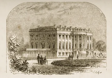La Maison Blanche, vers 1870, de 