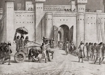 La prise de Damas en 732 avant J.-C. par Tiglath-Piléser III, d
