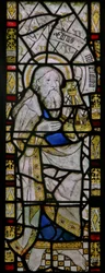 La fenêtre est représentant Saint Jude