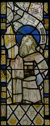 La fenêtre est représentant Saint Matthieu