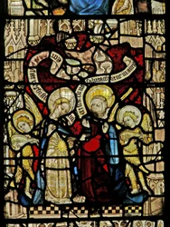 La fenêtre est représentant la Visitation