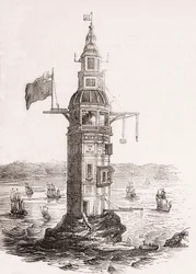 Le premier phare érigé sur les rochers d