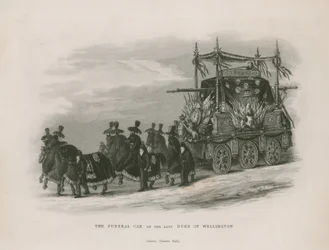 Le char funéraire du feu Duc de Wellington