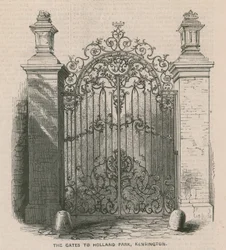 Les portes de Holland Park, Kensington