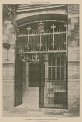 Le portail, Hôpital des enfants, Finsbury; photographie