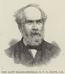 Le défunt Major-Général H Y D Scott, CB