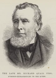 Feu M. Richard Quain, FRS, Chirurgien Extraordinaire de la Reine