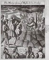 Le martyre de Master John Denley, illustration tirée de 