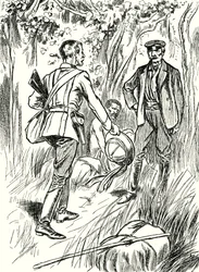 La rencontre entre Stanley et Livingstone (lithographie)