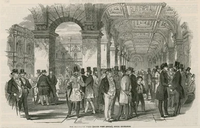 La promenade des marchands (angle sud-ouest), Royal Exchange