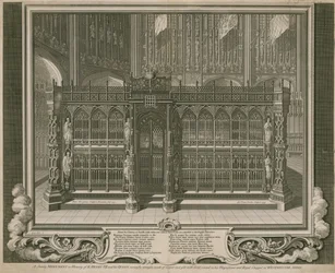 Le majestueux monument en mémoire du roi Henri VII et de sa reine