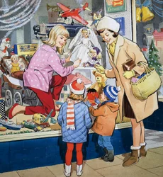 Le décorateur de vitrine