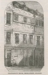 Maison de Thomas Chatterton, Brooks Street, Holborn, Londres