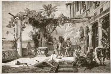 Tibère à Capreae (lithographie)