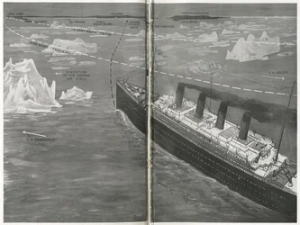 Le Titanic dans la banquise (détail)