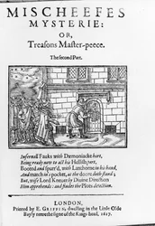 Page de titre de Mischeefes Mysterie ou Treasons Master-peece - La deuxième partie par John Vicars 1617