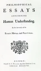 Page de titre des Essais philosophiques sur l
