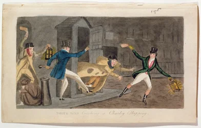 Tom et Bob attrapant un Charley endormi, 1821