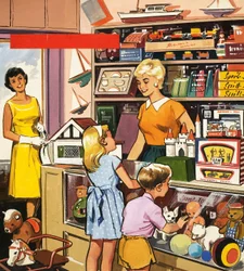 Assistant de magasin de jouets
