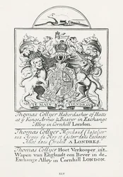Carte de visite pour Thomas Collyer, Cornhill Haberdasher