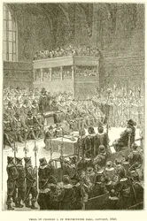 Procès de Charles Ier à Westminster Hall, janvier 1649