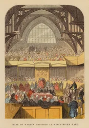 Procès de Warren Hastings à Westminster Hall
