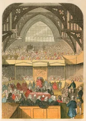Procès de Warren Hastings à Westminster Hall