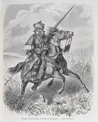 Cavalier de la garde du corps du Cheikh de Bornu, de 