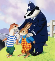 Tufty et le policier blaireau