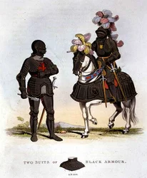 Deux armures noires