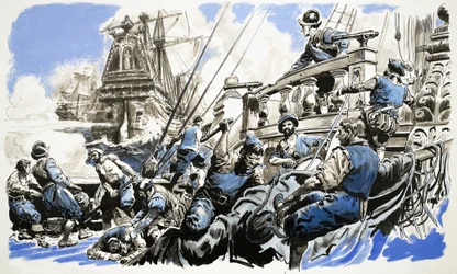 Bataille navale non identifiée