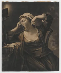 Sans titre (femme bâillant), vers 1780