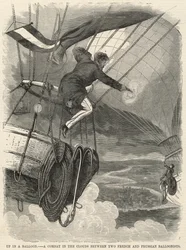 En ballon; Un combat dans les nuages entre deux aérostiers français et prussiens