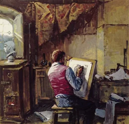 Van Gogh a quitté son travail missionnaire dans les mines et a commencé à dessiner à Bruxelles