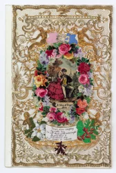 Carte de Saint-Valentin victorienne