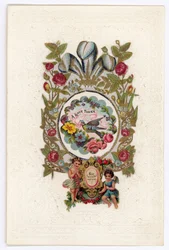 Carte de Saint-Valentin victorienne