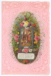Carte de Saint-Valentin victorienne