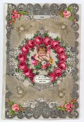 Carte de Saint-Valentin victorienne