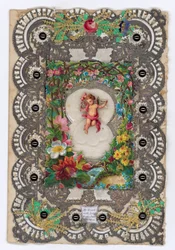 Carte de Saint-Valentin victorienne