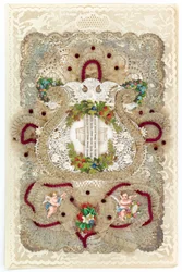 Carte de Saint-Valentin victorienne