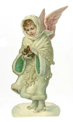 Relief en papier victorien d