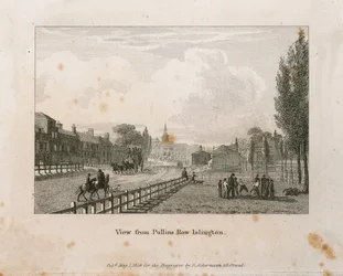 Vue depuis Pullins Row, Islington