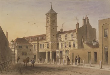 Vue de Bridge House dans Bridge Yard, Tooley Street, 1846
