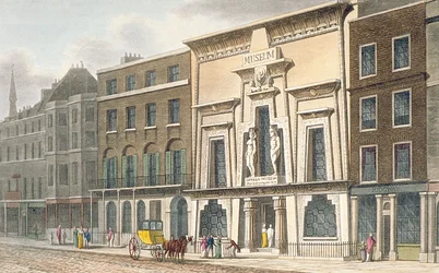 Vue du musée Bullocks, Piccadilly, 1815